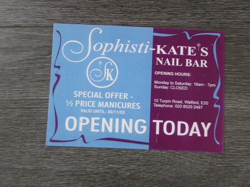 Eastenders prop from 2003 - from,