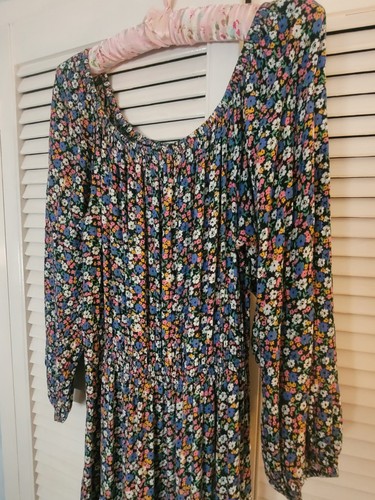 Autumn winter floral maxi - m&s,