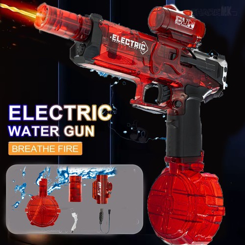 Electric water gun - water,