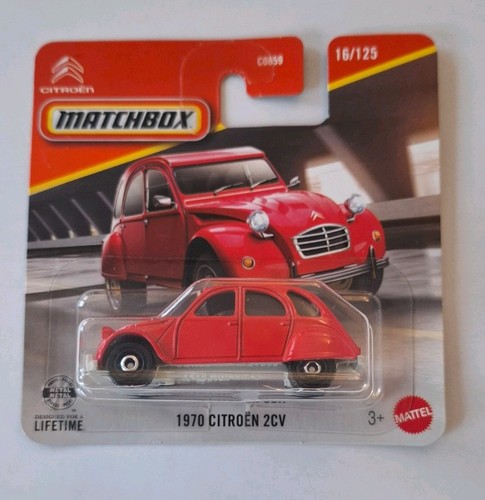 Matchbox 1970 citroen 2cv red - 1970,