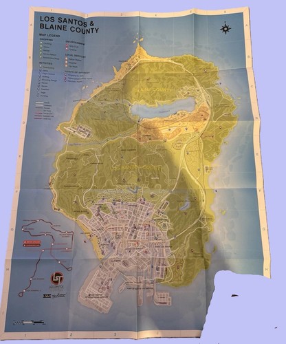 Map only grand theft - map,