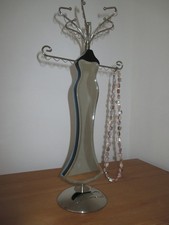 Lovely M & S Jewellery Stand Mirror To Both Sides 15" High