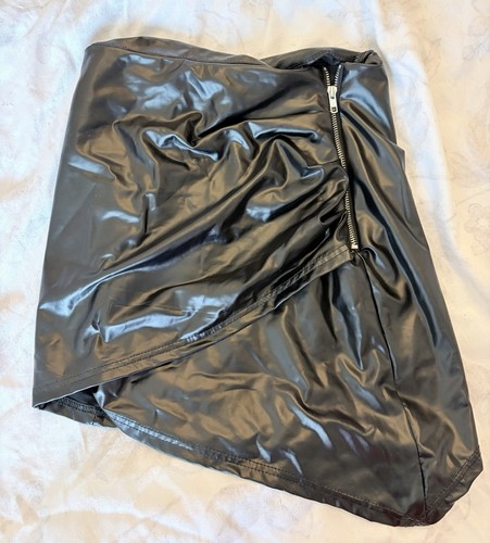 Black pvc leather - black,