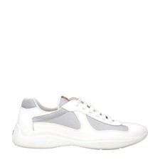 PRADA Mens Sneakers New Americas Cup Low Top White Trainers UK 10 RRP 750
