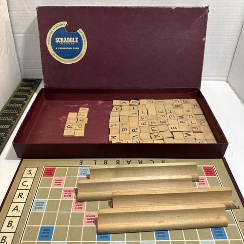 Scrabble board game tiles - board, 99