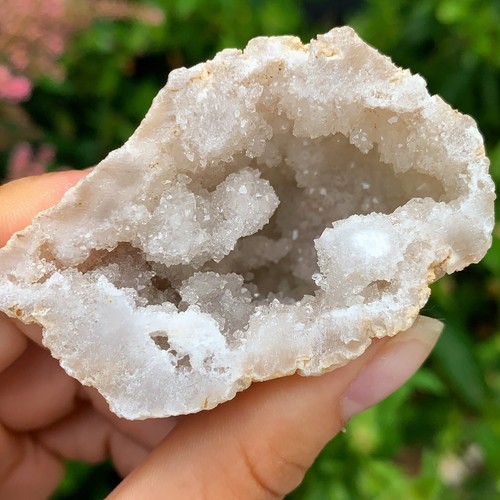 Mini agate geode slice natural - mini,