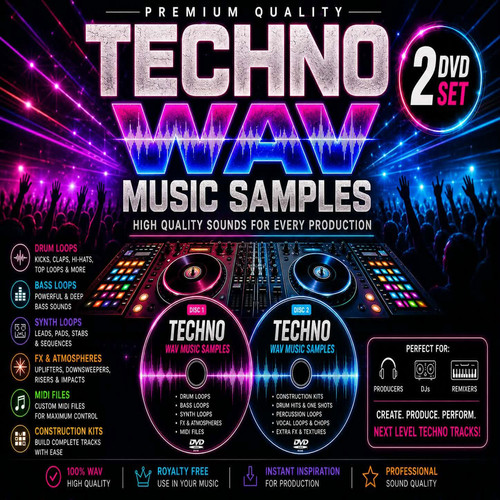 Techno music wav loop - techno,