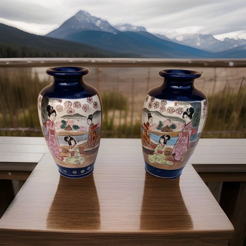 Pair japanese satsuma - pair,