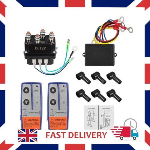 12v 250a contactor winch - hd,