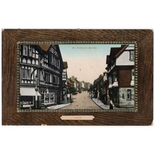LEEK St Edward Street, Staffordshire Postcard Postally Used 1912