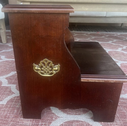 Vtg cherry wood - vtg, bed