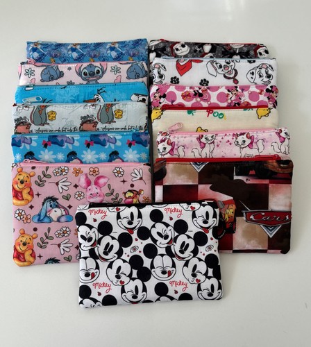 Handmade padded zipper pouches - handmade,