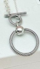 Sterling Silver 925 T-Bar
