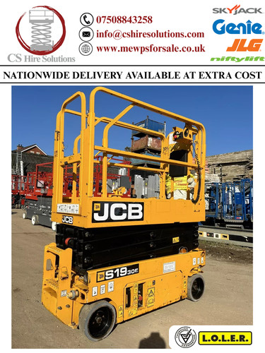 2019 jcb s1930e scissor lift - scissor,