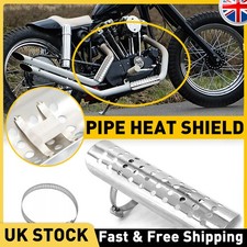 Motorcycle Motorbike Exhaust Muffler Pipe Heat Shield Cover Heel Guard Protector