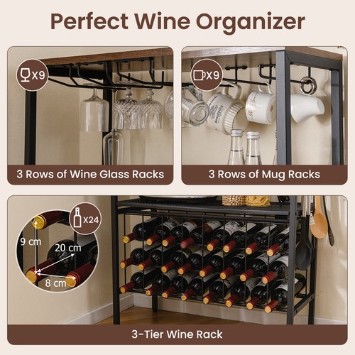 Bakers rack with power - with,