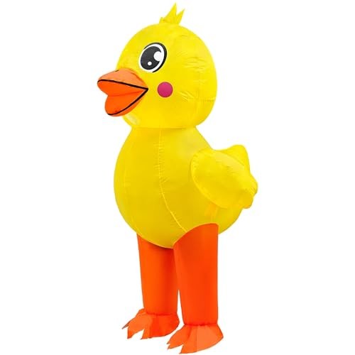 Inflatable duck costume - inflatable, costume,