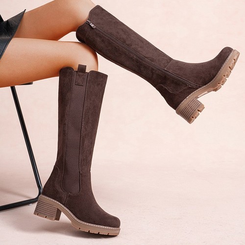 Ladies mid calf boots winter - ladies,