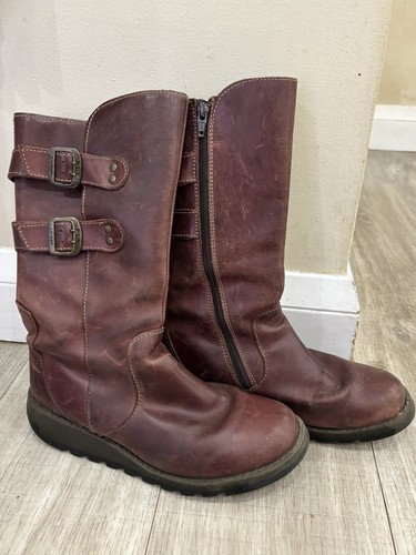 Fly london burgundy red - london,