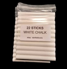 22 Sticks Dustless White Chalk