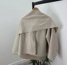 New Cream cape coat beautiful