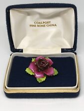 Vintage Coalport Bone China Brooch(Boxed)-Used