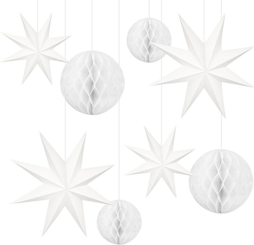 Pack christmas hanging star - christmas,