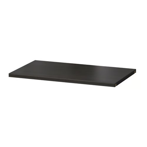 Ikea bestå shelf black - shelf, black-brown