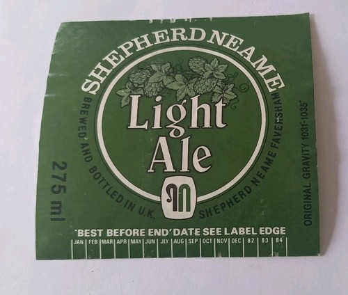 Shepherd neame light ale - shepherd,