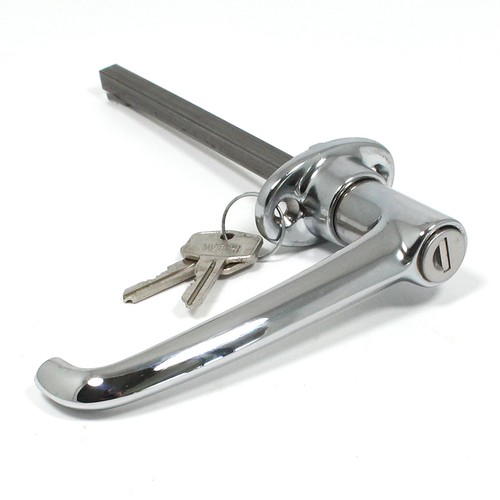 Locking exterior door - , handle