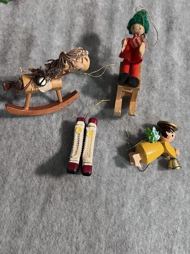 Vintage wooden christmas - wooden,