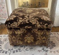 Vintage 70s Brown Floral