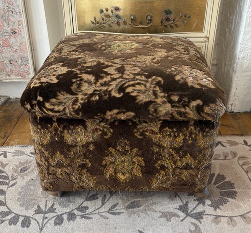 Vintage 70s brown floral - vintage,