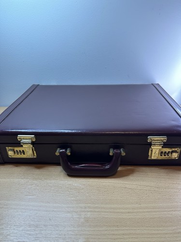 Vtg burgundy leather - vtg,