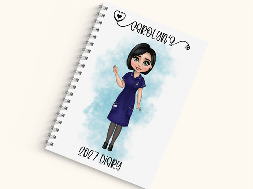 Nurse 2027 diary personalised - nurse,
