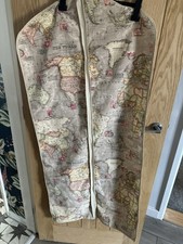 Suit Hanger Bag, Global Countries Pattern. Full Length Clothes Hanger