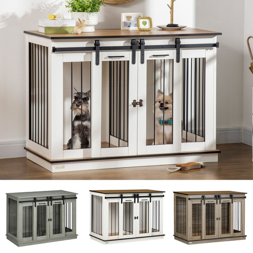 Dog crate furniture for large - crate,