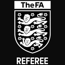 FA Referee Badge - 3 Lions &