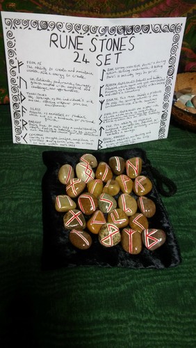 Handcrafted rune stones - handcrafted,