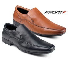 New Boys Leather Slip On Smart