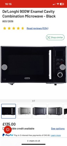 De’Longhi 900w combination