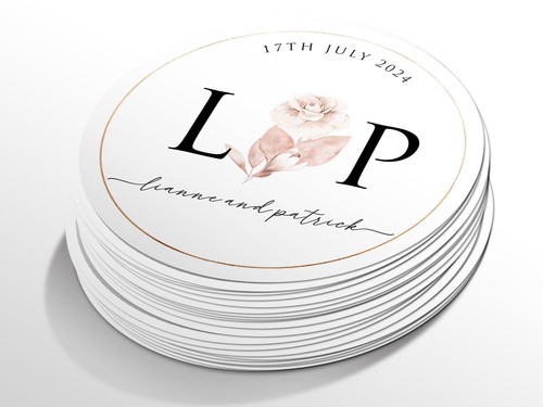 Personalised wedding round