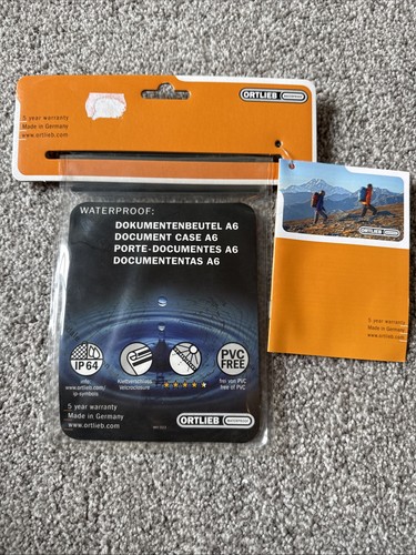 Ortlieb waterproof document - ortlieb, a6