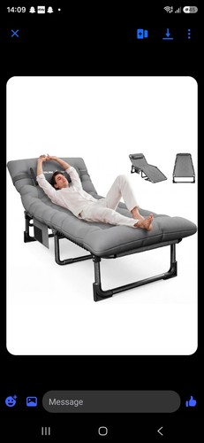 Camping cot display - cot,