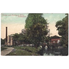 FAKENHAM Bridge and Horsley's Mills, Norfolk Postcard by Valentine Unused