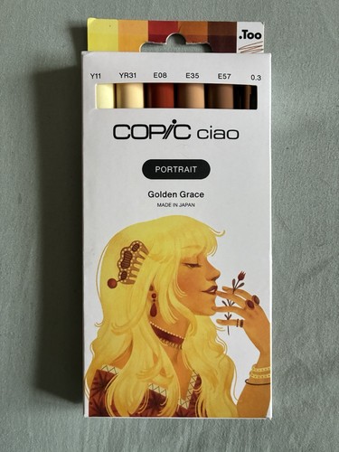 Copic ciao marker portrait - copic,