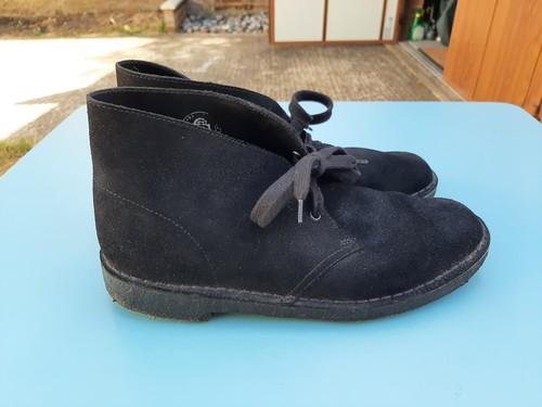 Clarks originals black suede - originals,