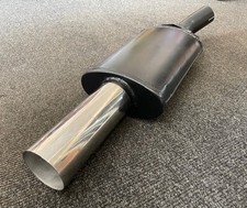 Universal Sport Rear Silencer Straight Cut 3" Tip