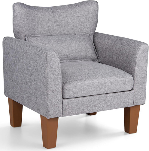 Wingback armchair linen - wingback,