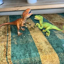 A Rare pair Schleich Dino
